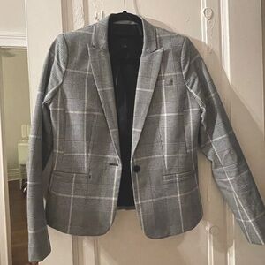 Banana Republic black and white blazer